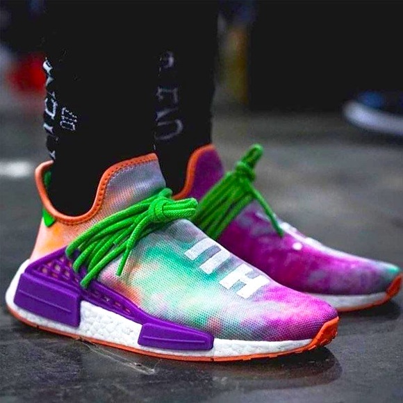 Adidas X Pharrell | Human Race NMD | Holi Festival | Chalk Coral | 10 - Picture 8 of 8